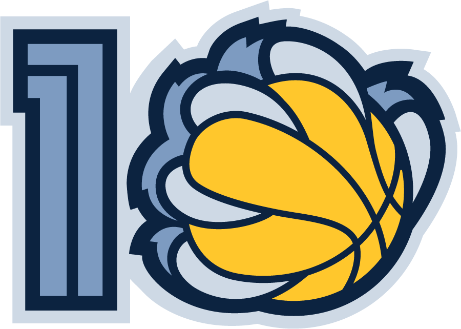 Memphis Grizzlies 2011 Anniversary Logo iron on transfers for fabric version 2